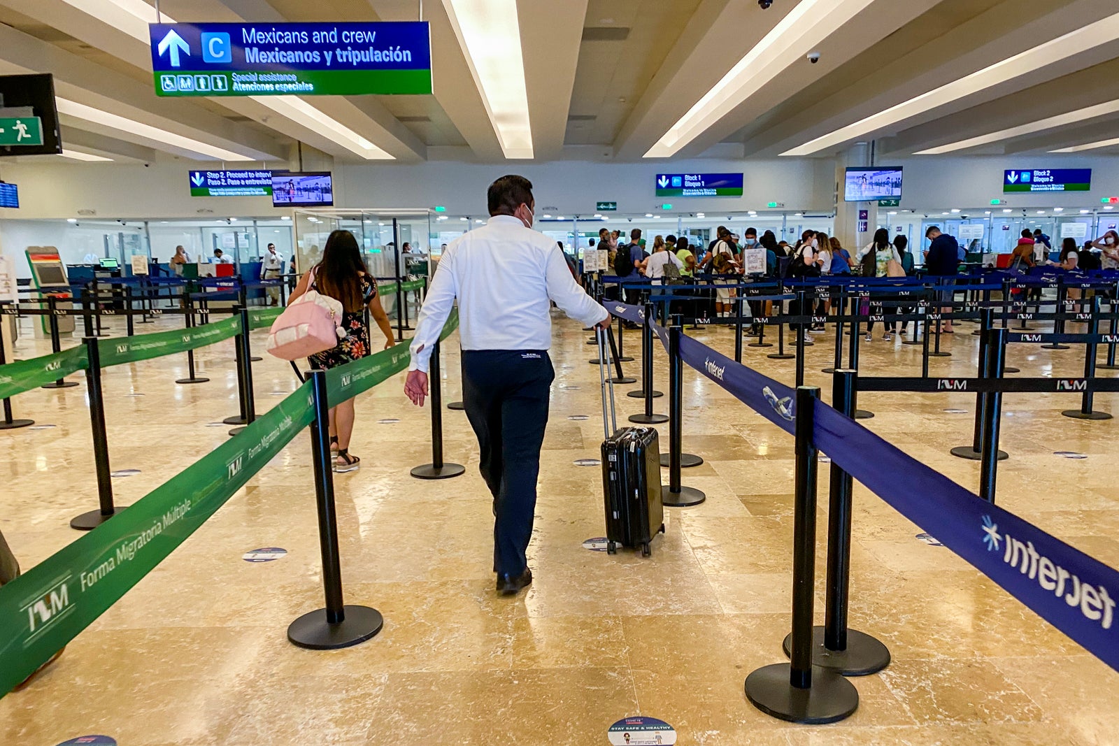 Airport procedures for Playa del Carmen, MX