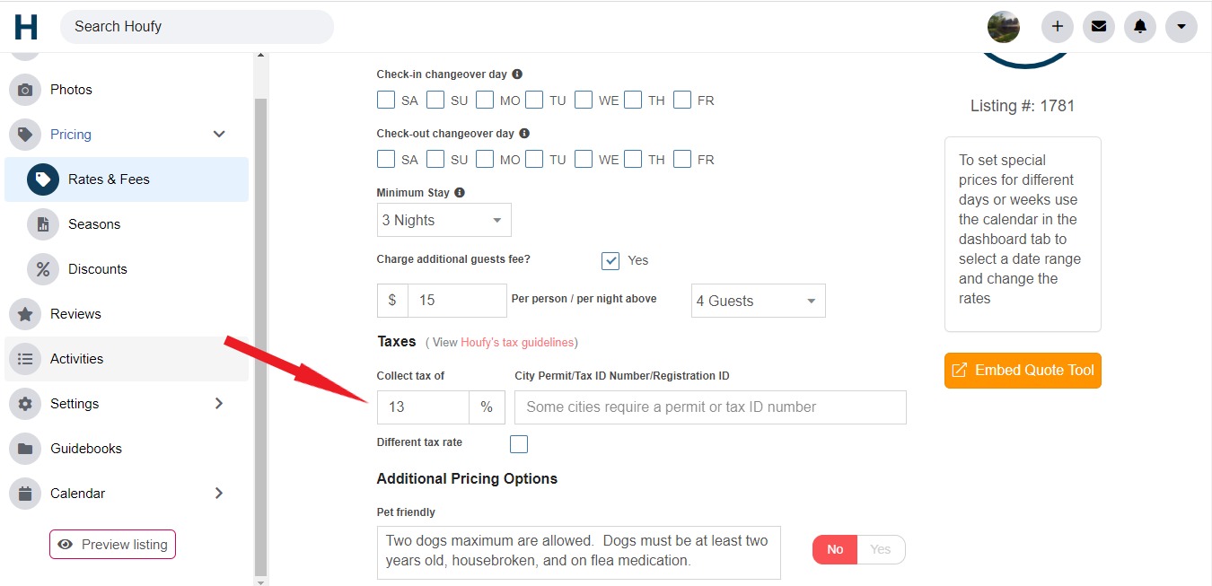Does Houfy collect, remit, and file my lodging/TOT/guest occupancy tax?