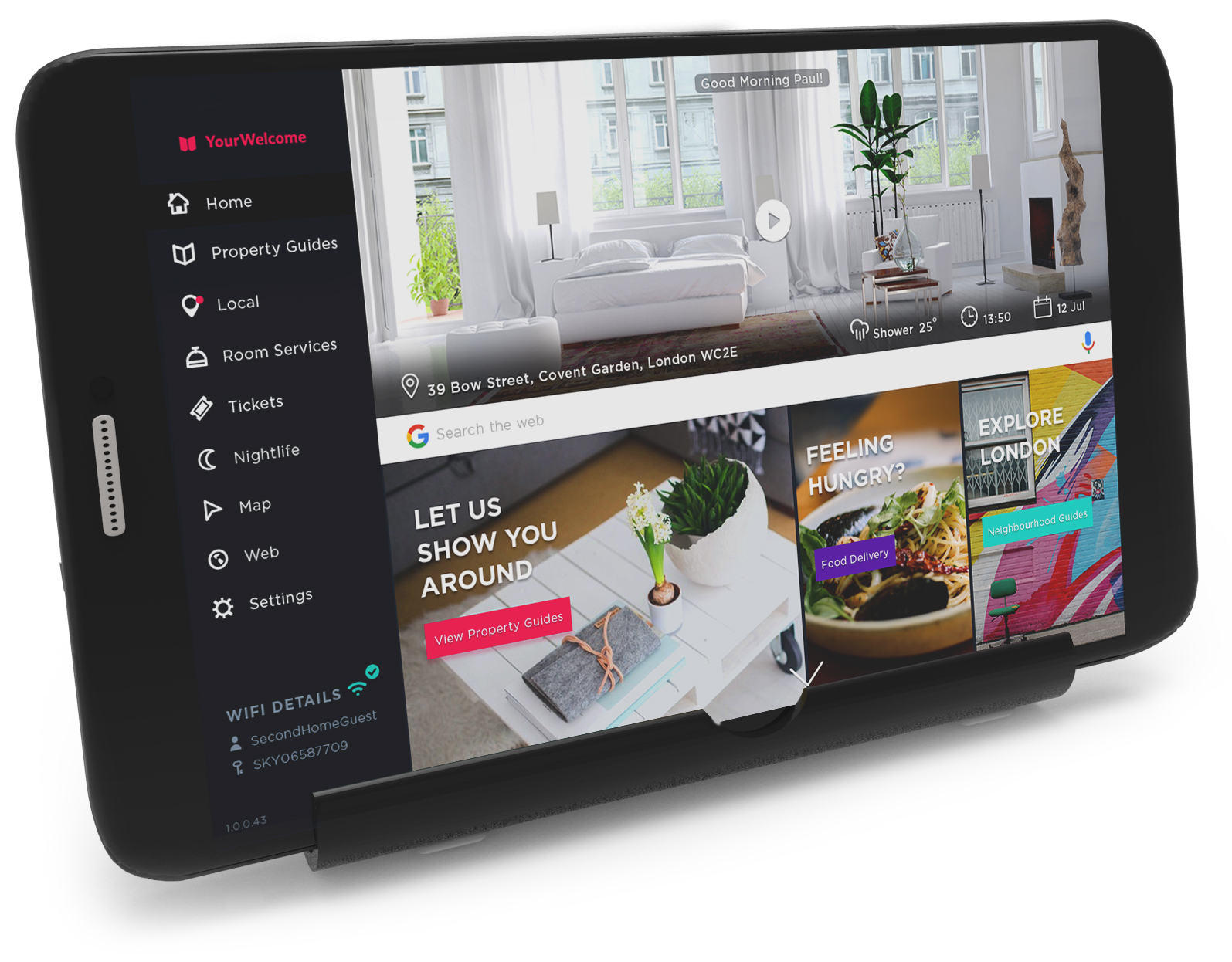 Tablets & Guidebooks for your property