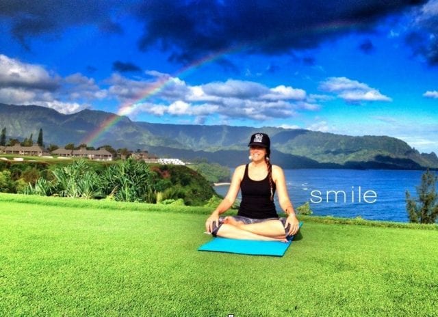 Sunrise Yoga At The Makai Golf Course - Princeville, Kauai, Hawaii