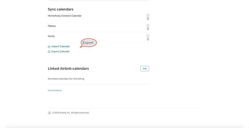 Calendar synchronization with Houfy