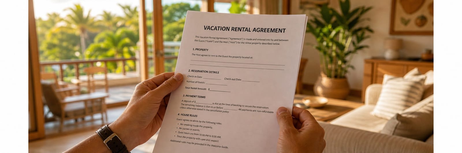 Vacation Rental Guest Agreement Template (2026)