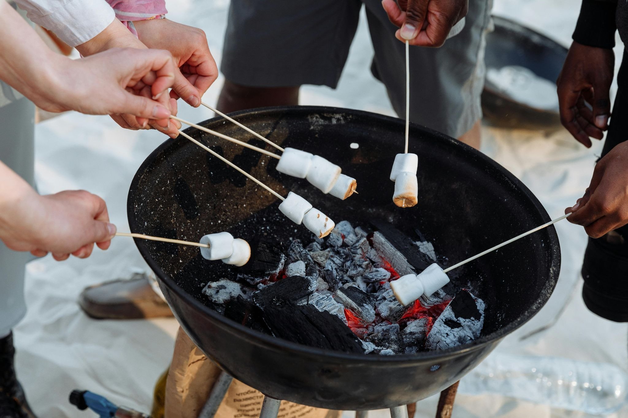 Vacation rental barbecue ready for holiday gatherings