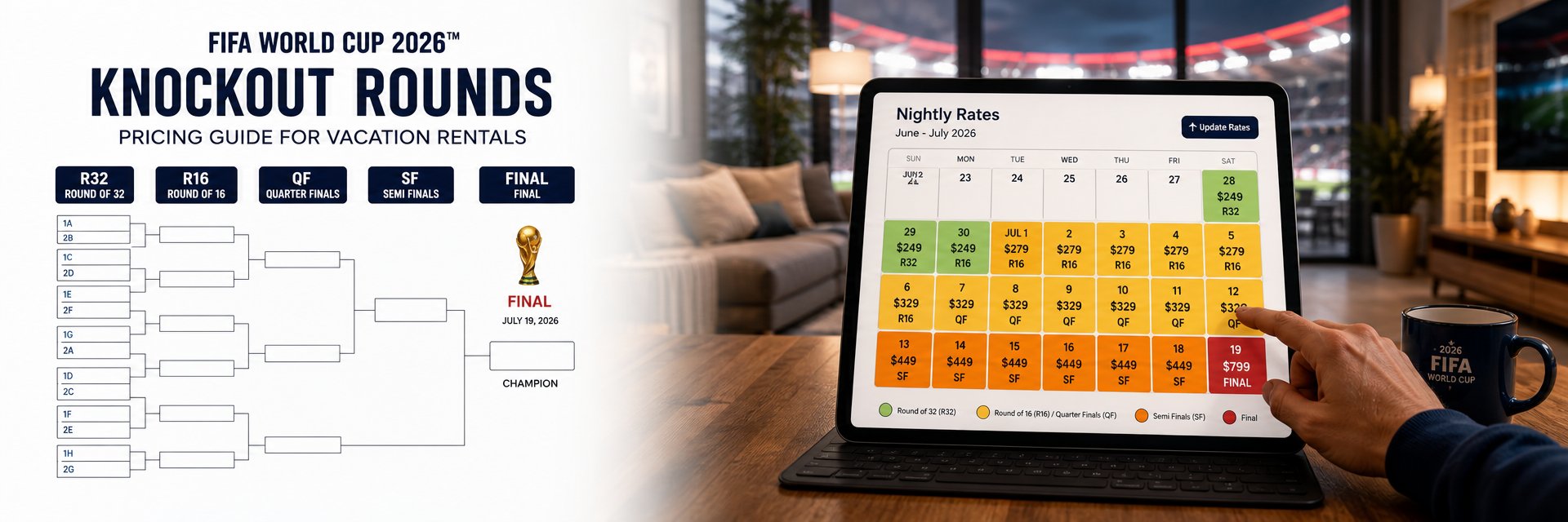 How to Price Your Vacation Rental for World Cup Knockouts