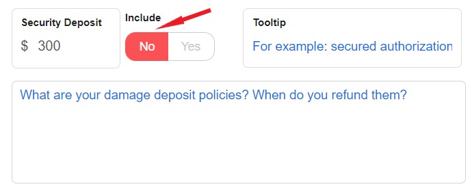 How do security (damage) deposits work with Houfy?