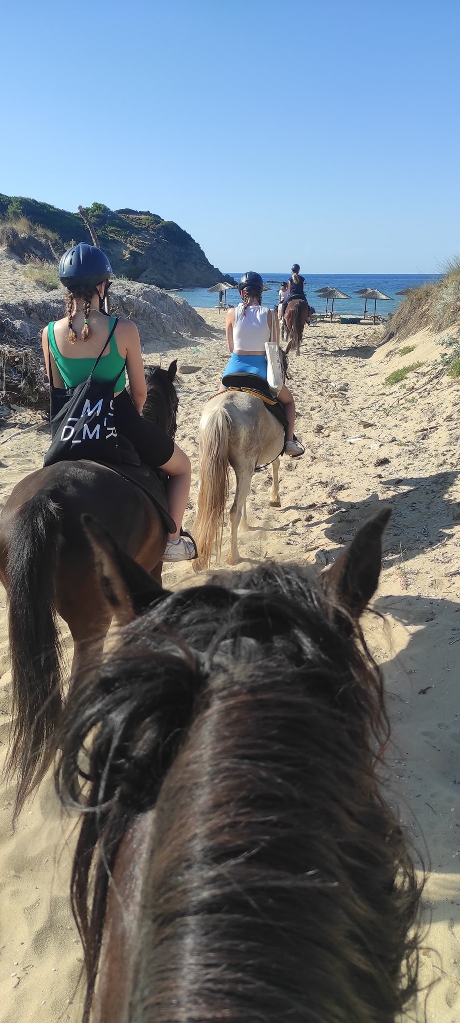 Horse Riding Fun for both Grownups & Kids on Skiathos Island, Greece