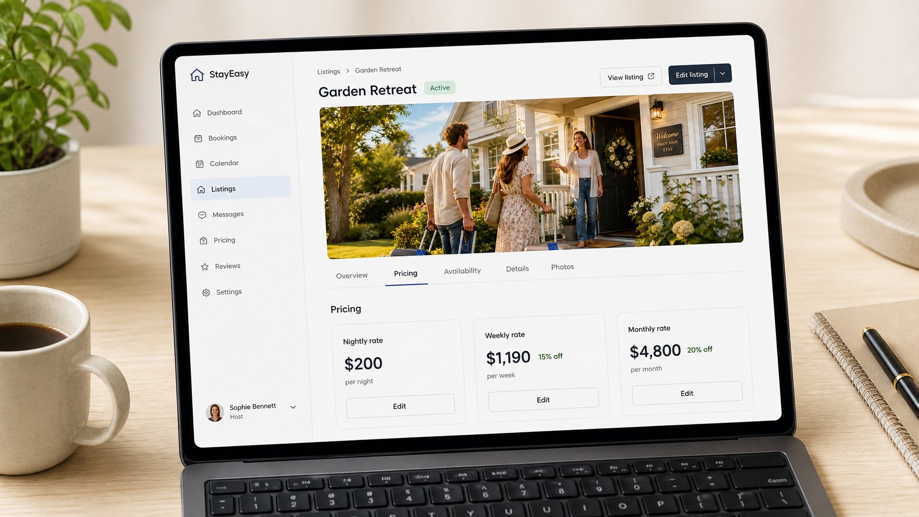 Setting weekly and monthly discount rates on Houfy takes under two minutes and is the single most effective pricing change for attracting European bookings.