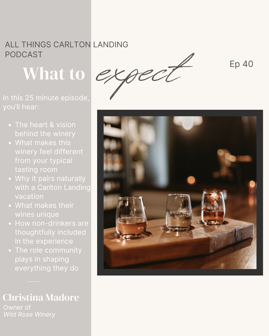 Visiting Wild Rose Winery