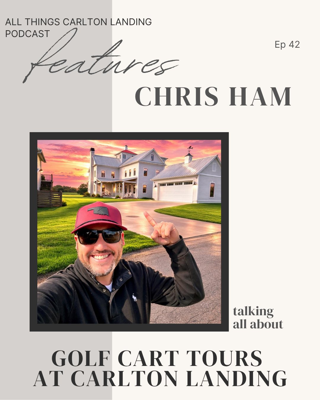 Golf Cart Tours at Carlton Landing