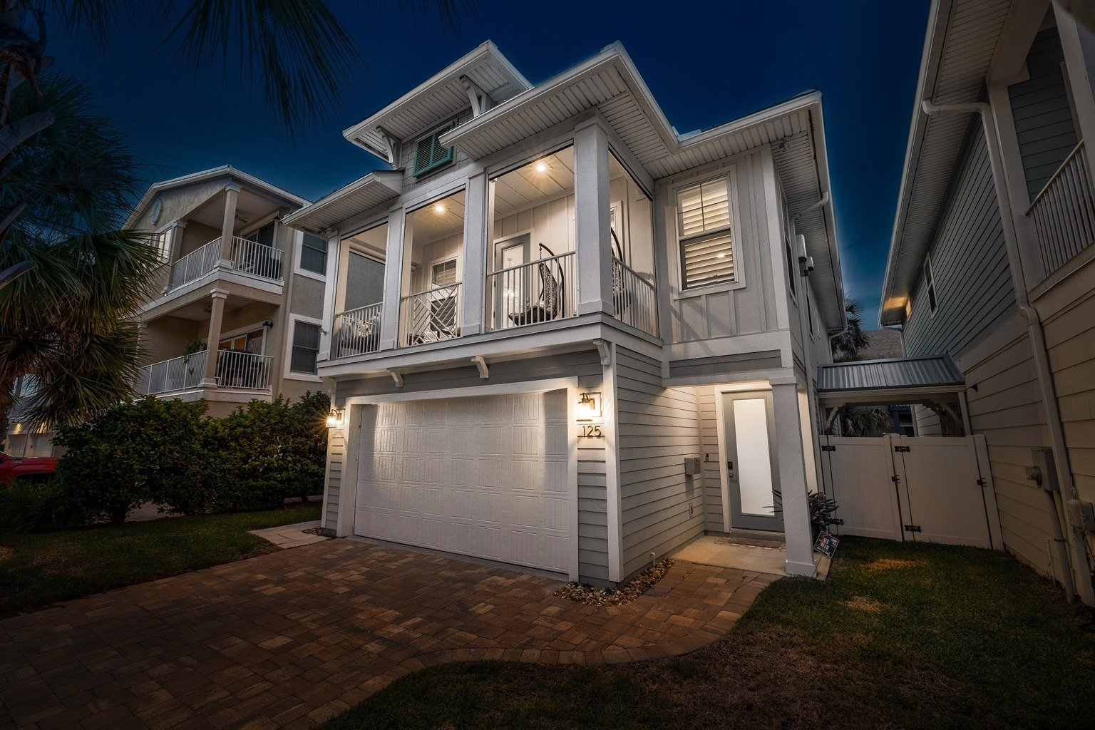 Ocean view beach house steps from the sand in Jacksonville Beach