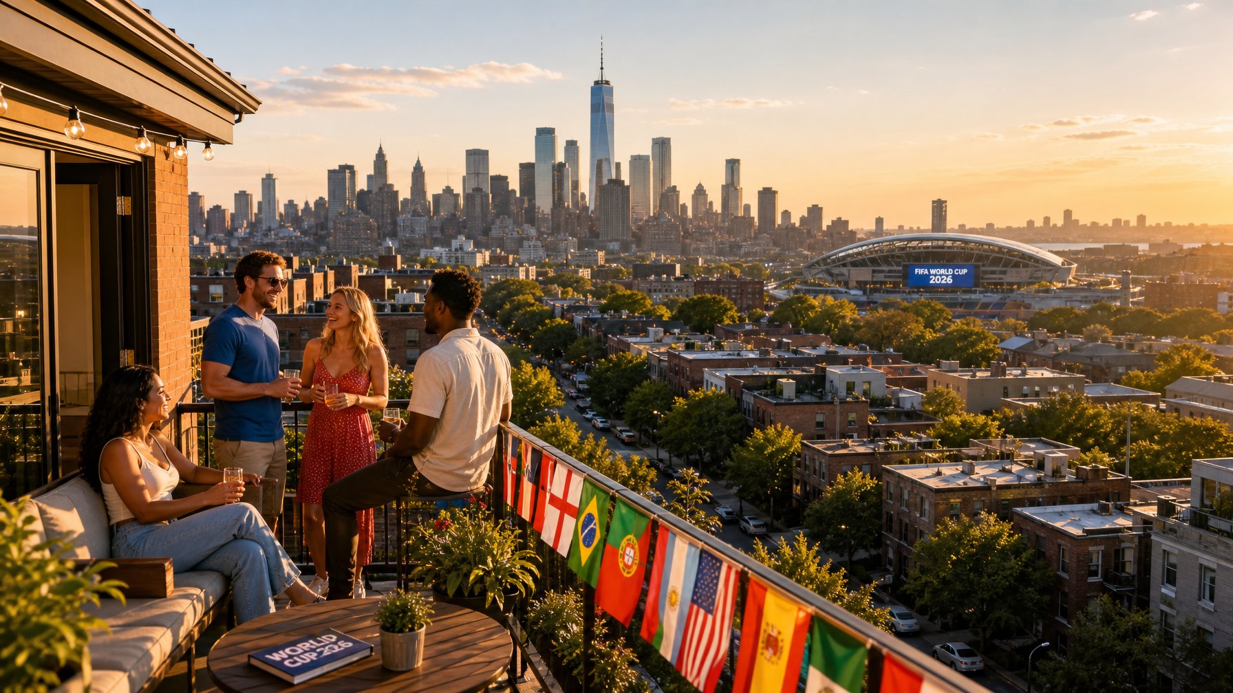 The 11 US World Cup 2026 host cities are collectively receiving the highest inflow of European visitors in US tourism history — a concentrated opportunity for STR hosts within booking distance of venues.