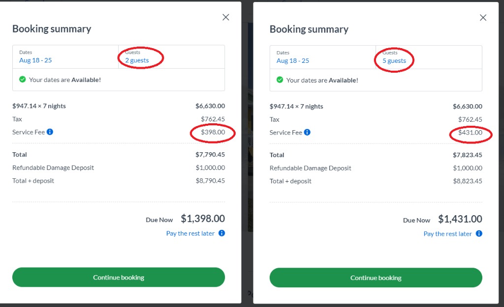 AirBnB and  VRBO/HomeAway vs. Houfy