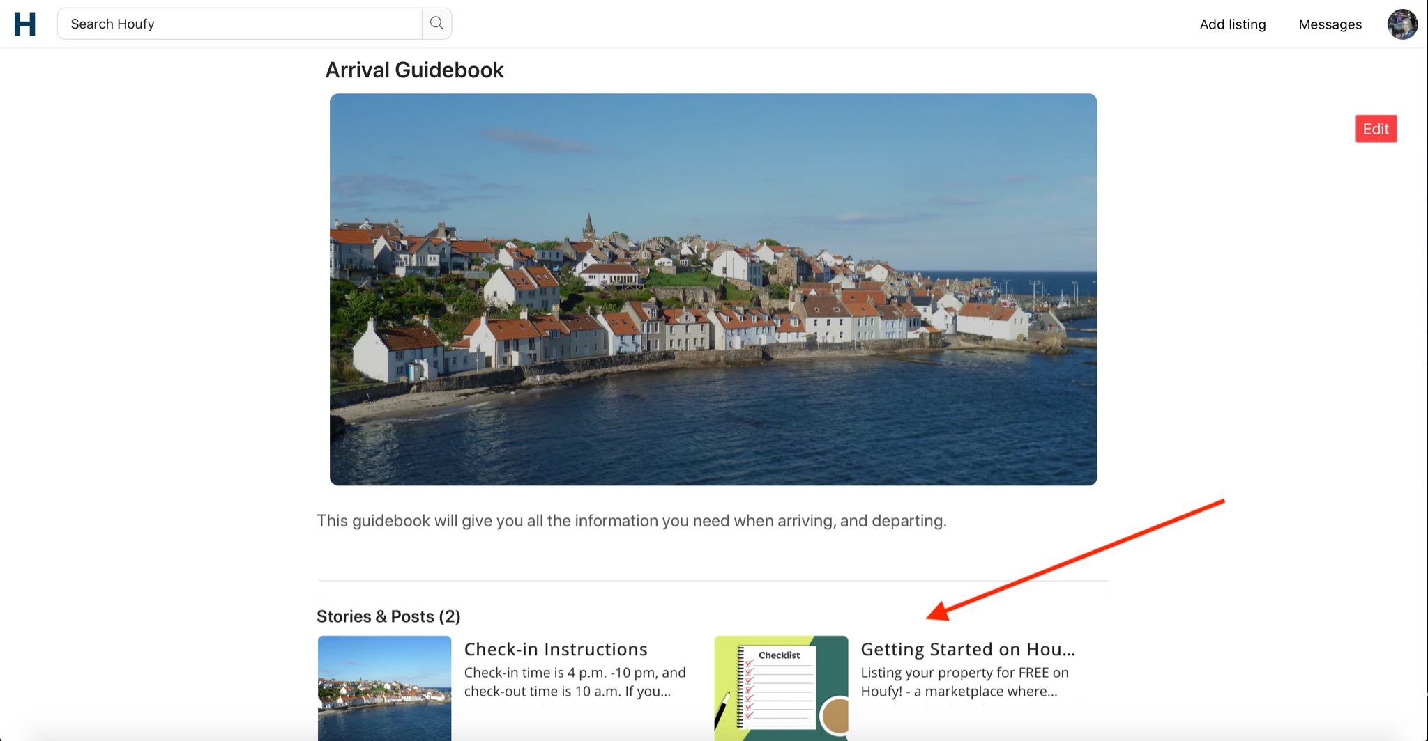 How to remove a story from my guidebook