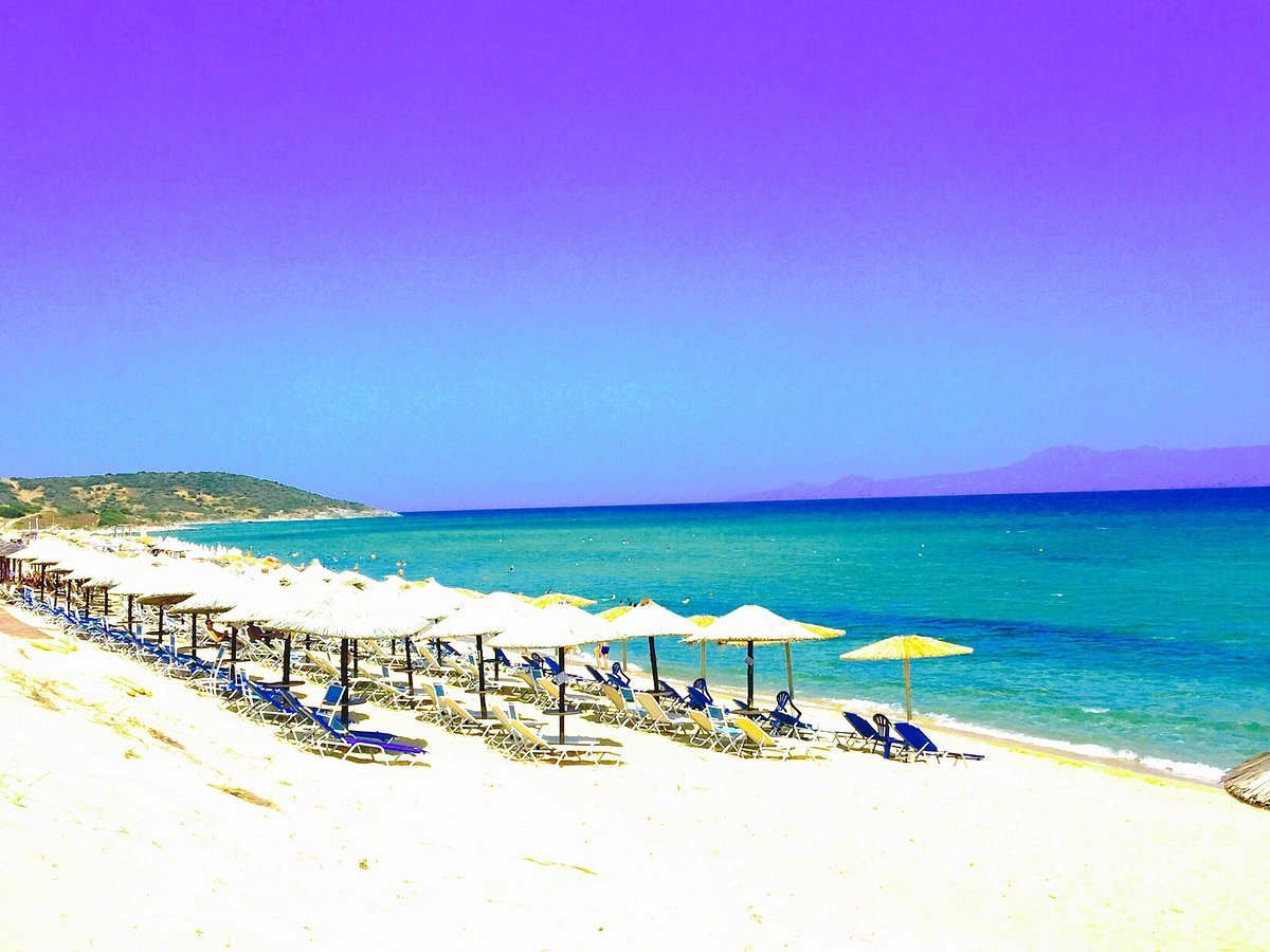 Ammolofoi Beach, organized approximately 27.4 km outside of Kavala City