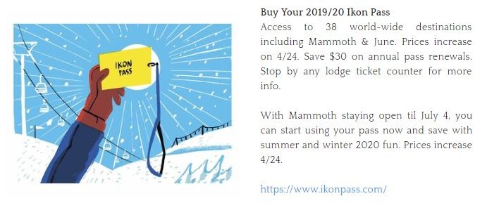 What to do in Mammoth Lakes April 7-14