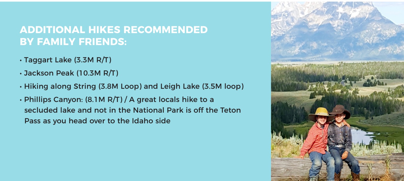 Family Adventure in Jackson Hole, Wyoming