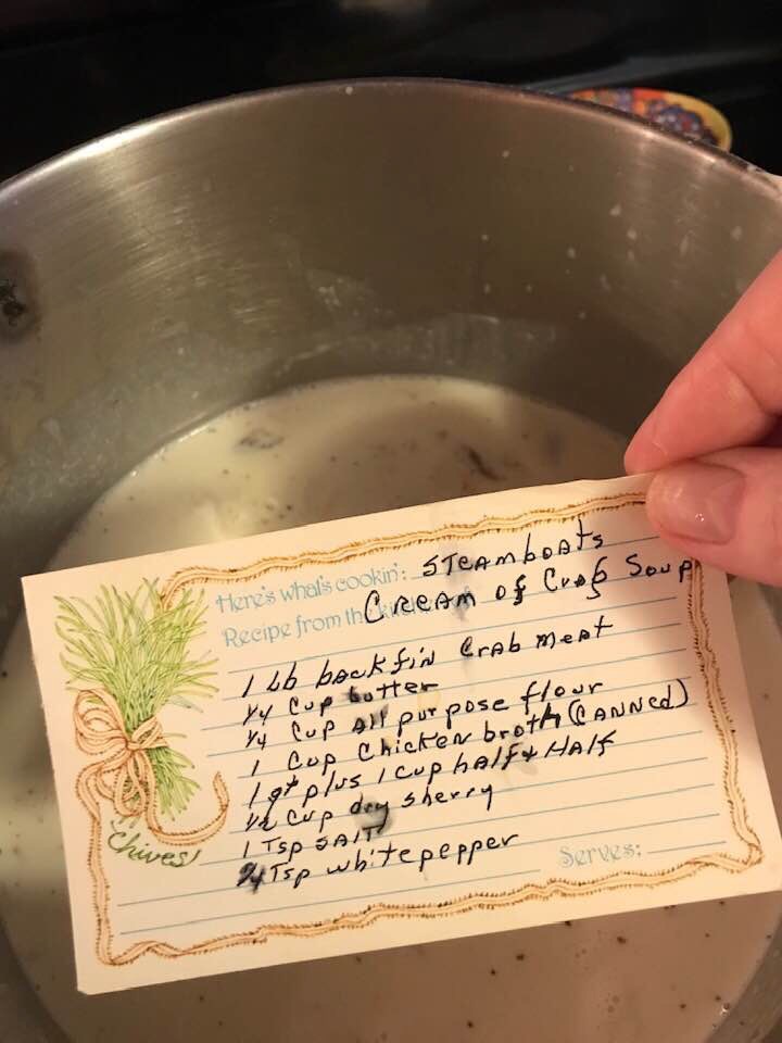 Pop's Cream of Crab Soup