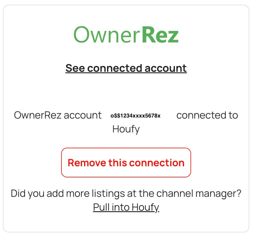 How to remove your OwnerRez connection