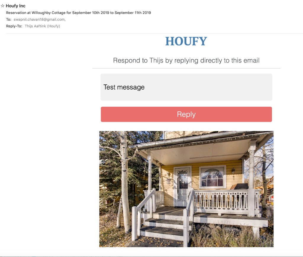 Inquiry process at Houfy