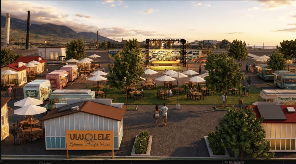 Lahaina Commercial Renewal Starts with 'Ulu o Lele Marketplace