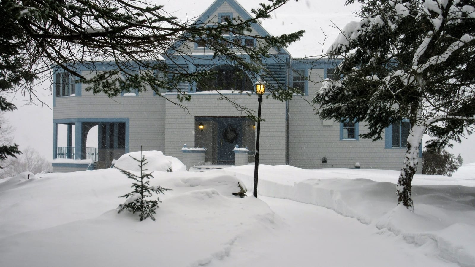 The Bray Hill House in Winter