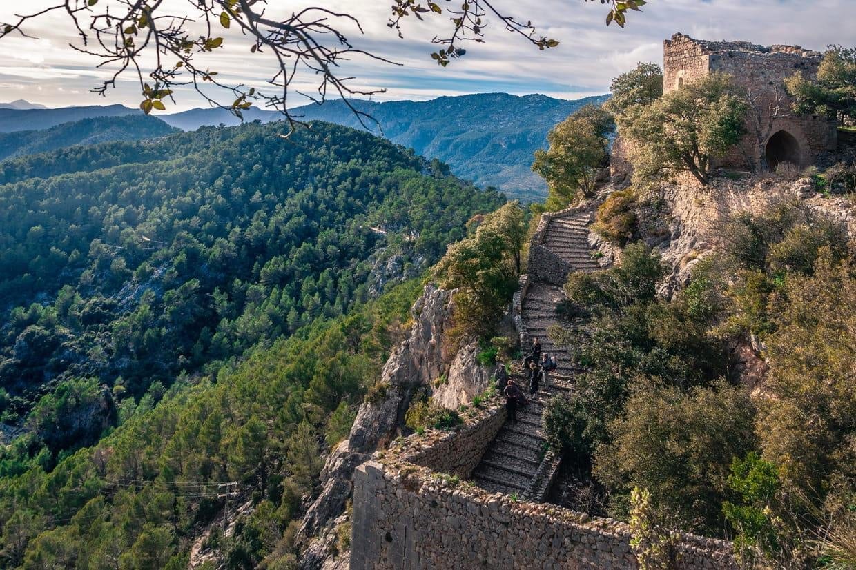 The walk to the Castell d´Alaró