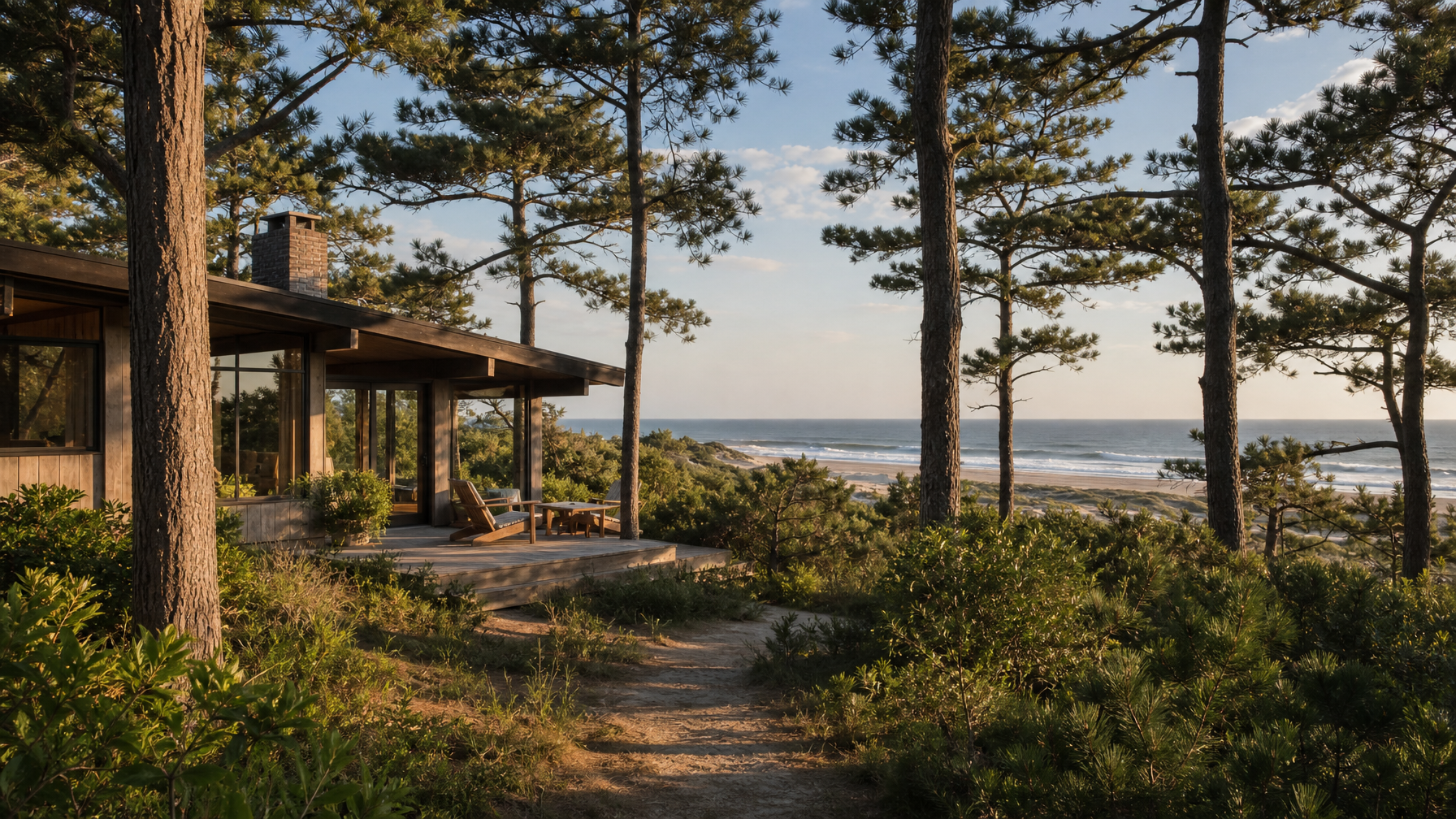A vacation rental near Wellfleet Cape Cod with access to the Cape Cod National Seashore outer beach, showing the wild Lower Cape landscape in summer 2026