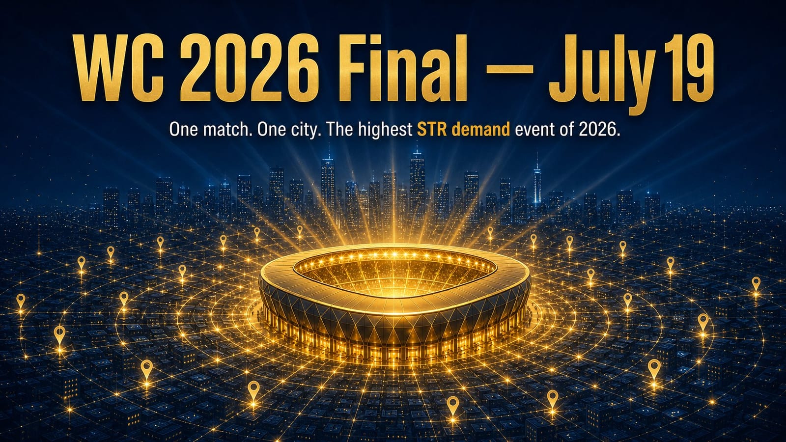 The World Cup 2026 Final Week: STR Demand Forecast for Hosts