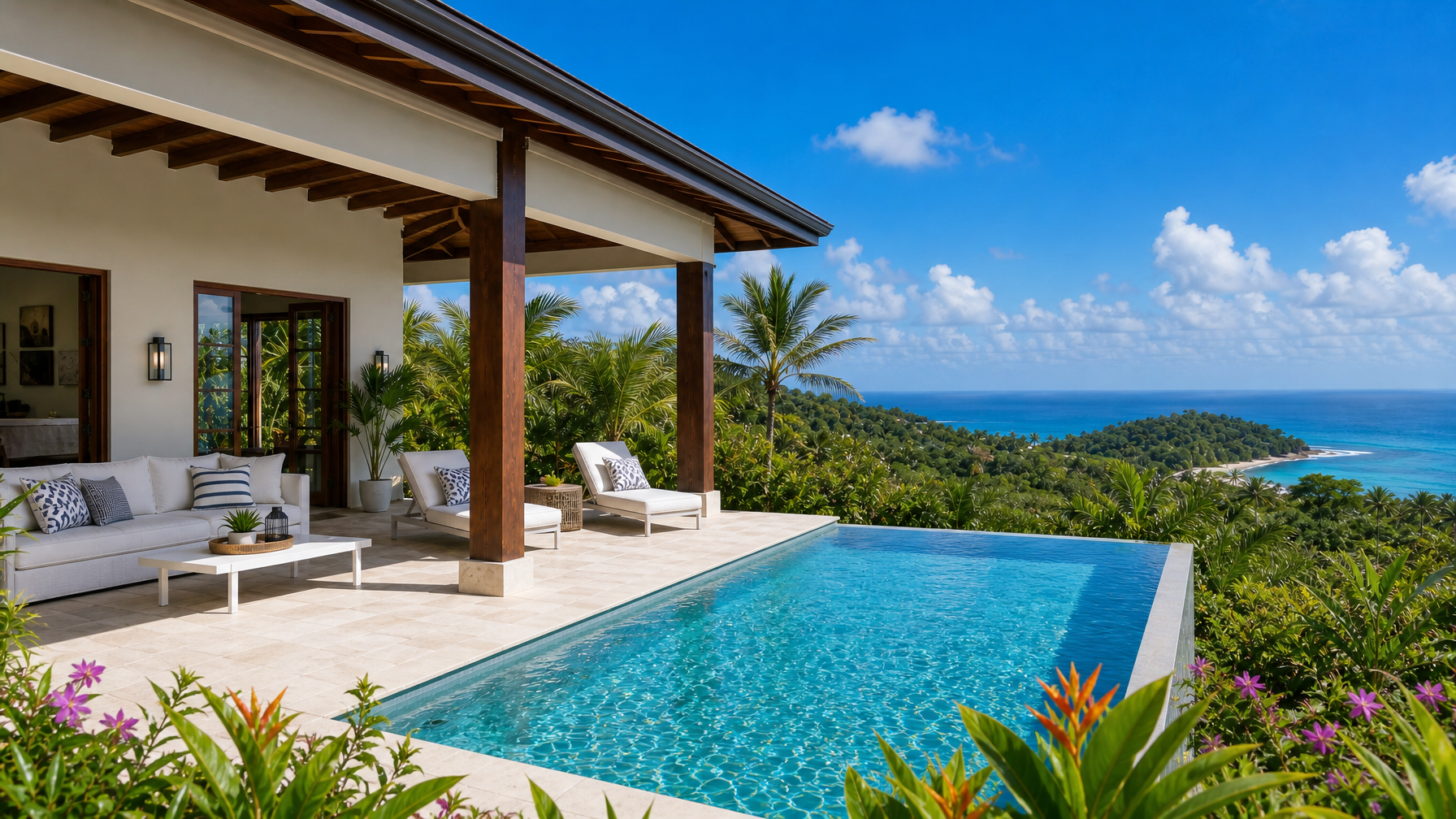 Montego Bay villa pool rental