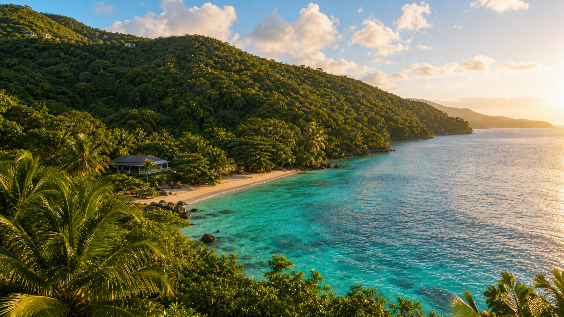 Portland Jamaica lush coast near rentals