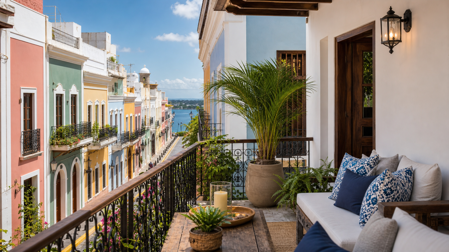 Balcony rental in Old San Juan