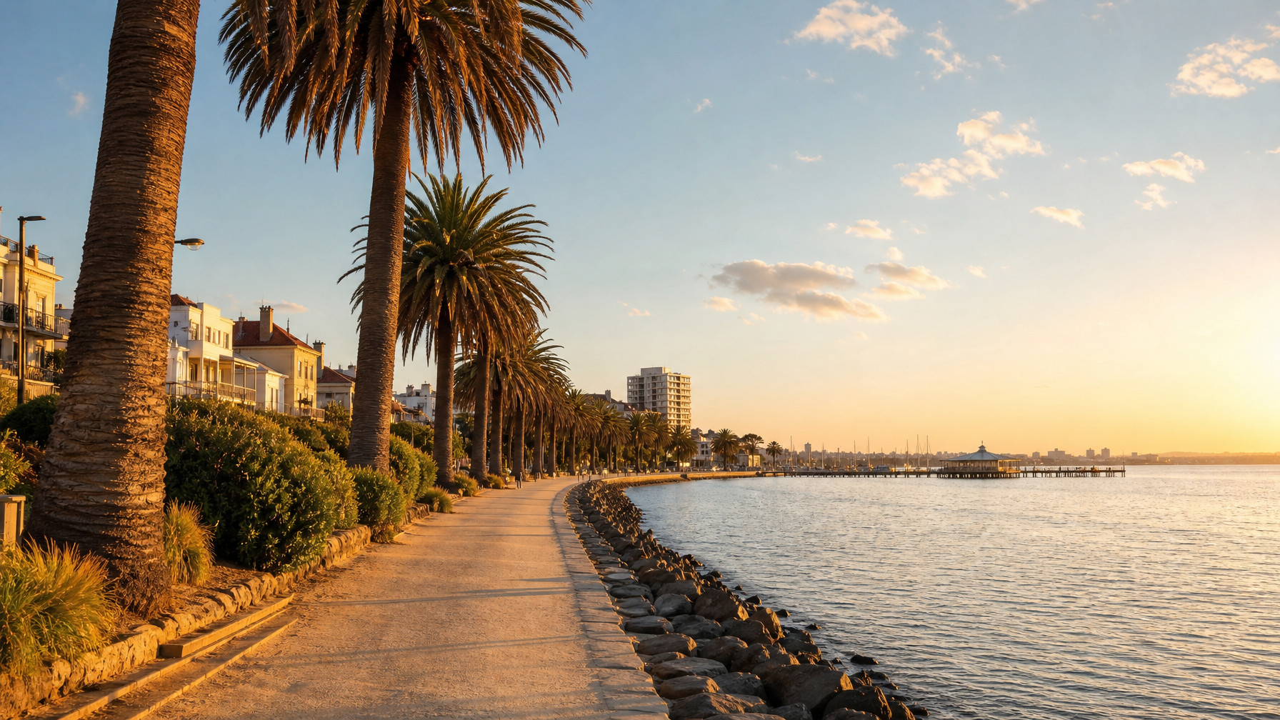 St Kilda beach promenade near Melbourne rentals