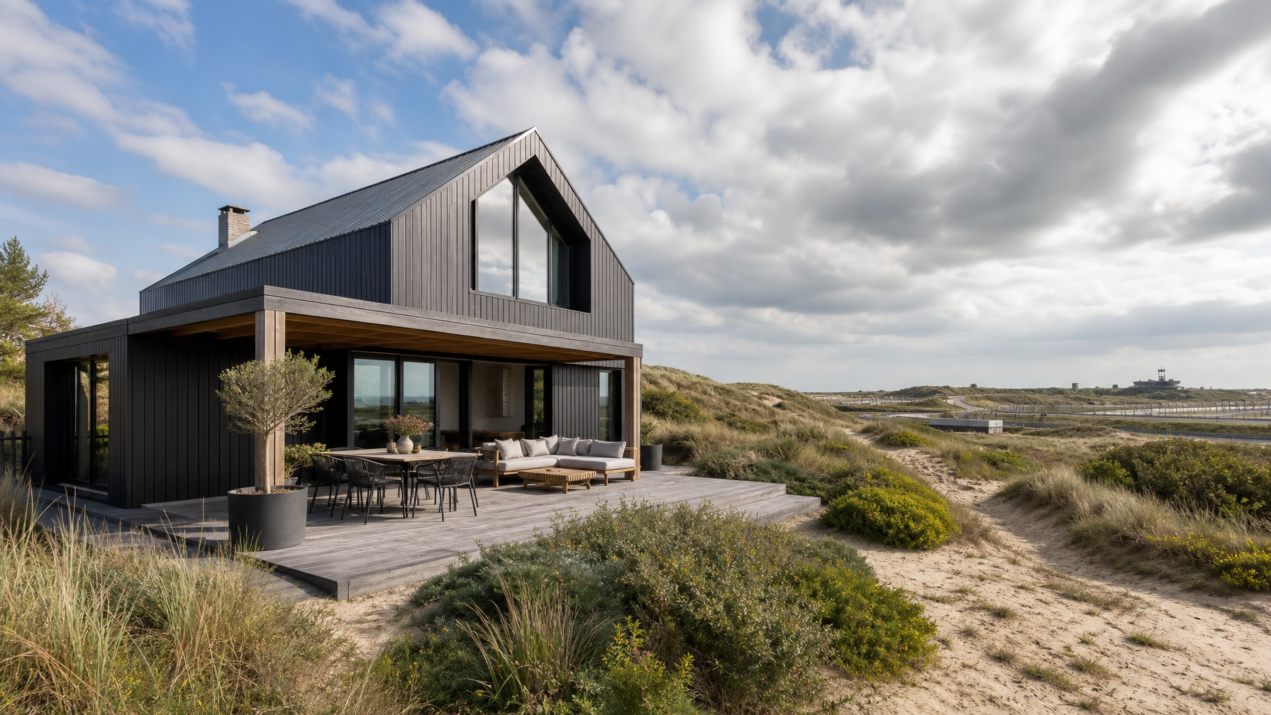Zandvoort dunes vacation rental exterior near Circuit Zandvoort