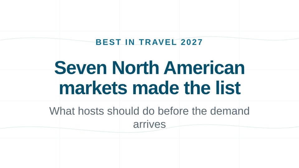Lonely Planet Best in Travel 2027: What It Means for Hosts