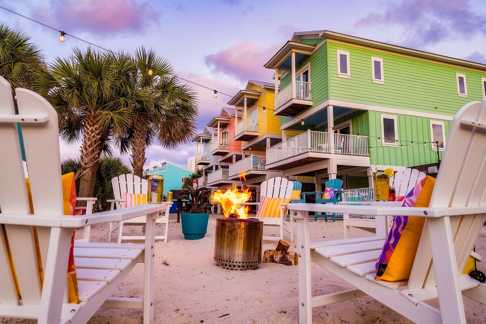 Gulf Shores beach at sunset