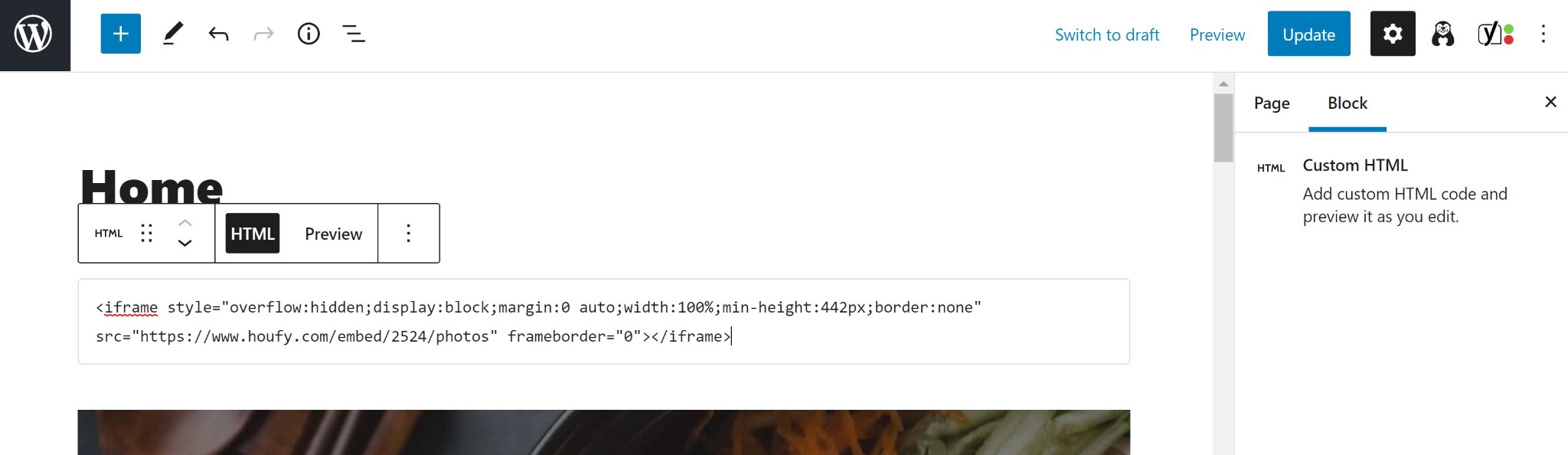 4. Integrate Houfy Embedded Tools