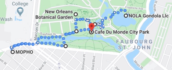 Suggested Walking Tour of City Park