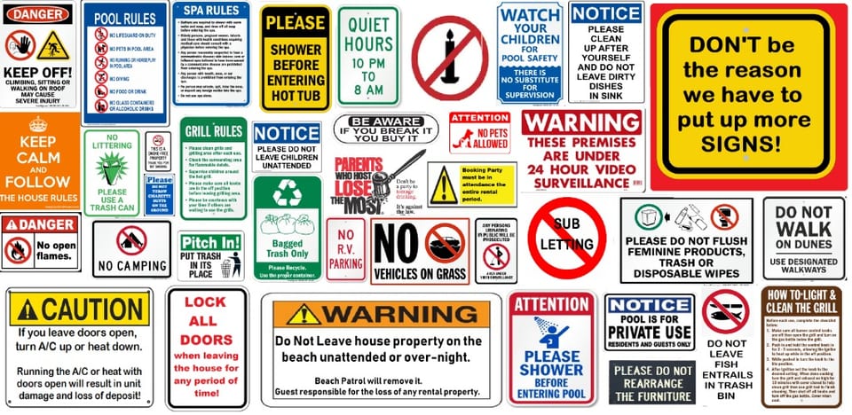Rental Rules are For Everyone's Protection