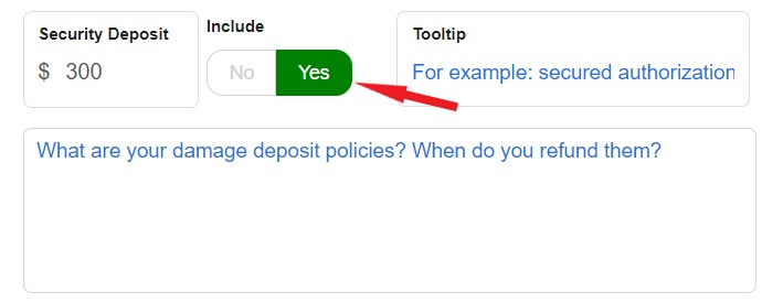How do security (damage) deposits work with Houfy?