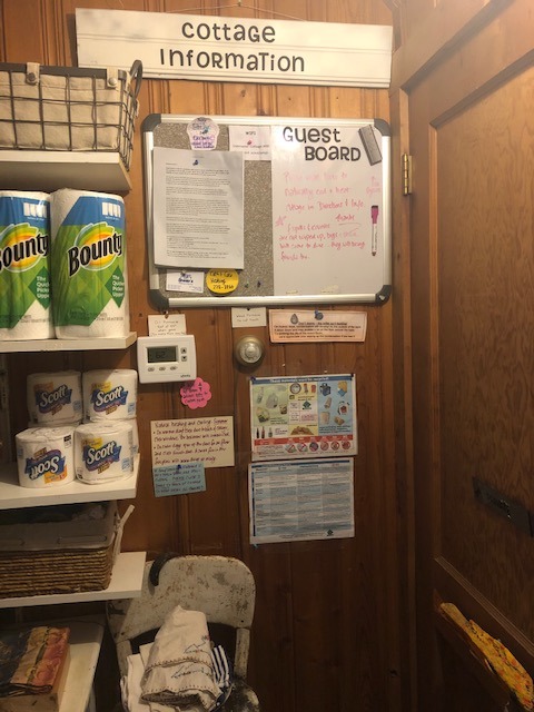 AMENITIES ~ FIND IT! ~ ALPHABETICAL GUIDE TO VERMONT COTTAGE'S AMENITIES