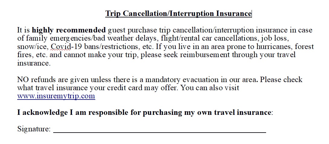 Cancellation Policy Template