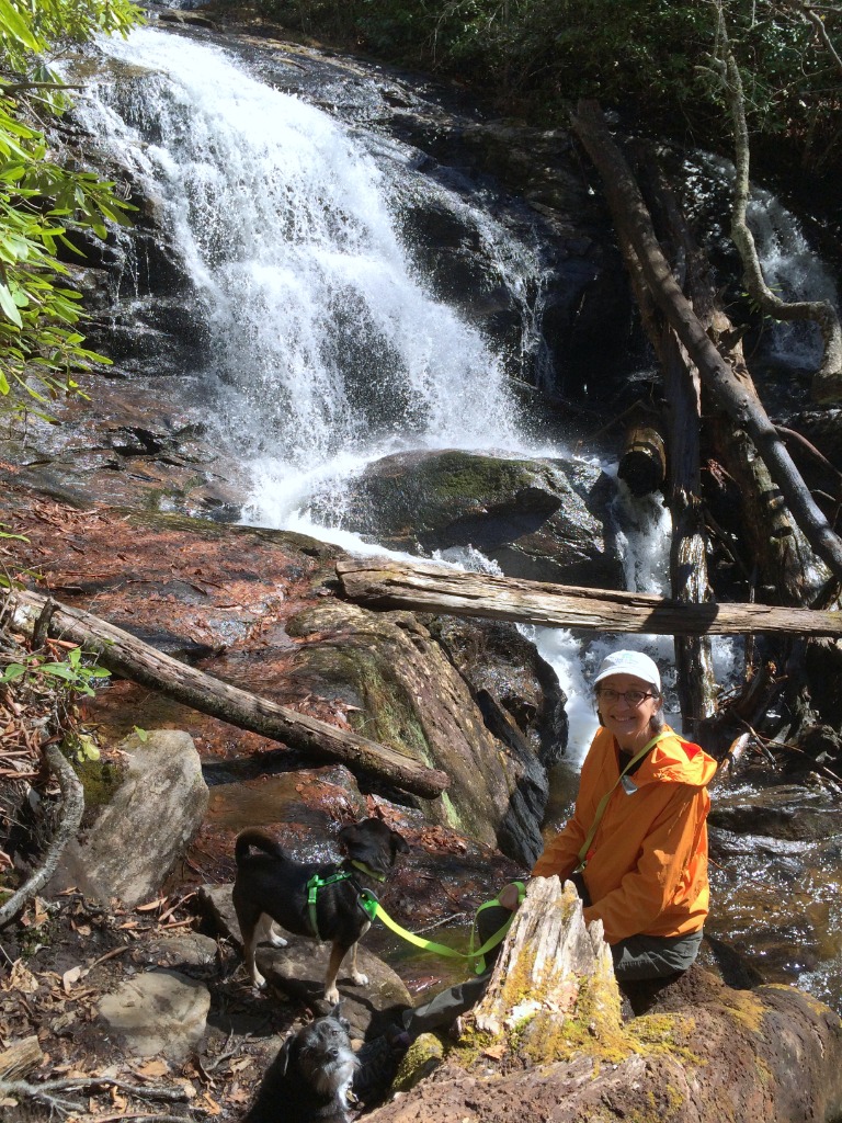 Waterfalls Near Standing Indian