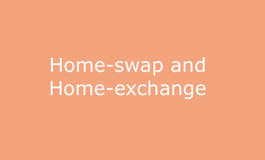 Home-swap and Home-exchange websites