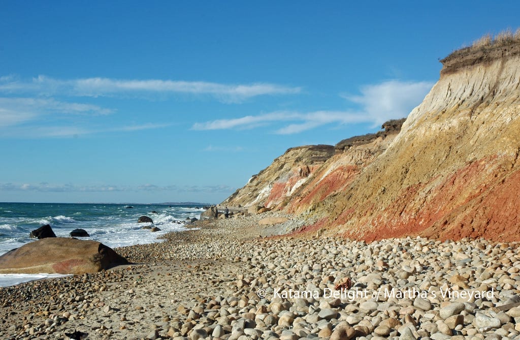 A walk: Moshup Beach and the Cliffs of Gay Head, Aquinnah, Martha's Vineyard
