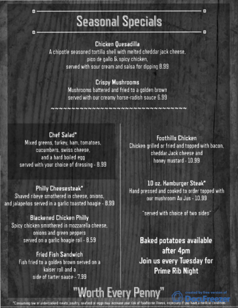 The Copper Penny Grill