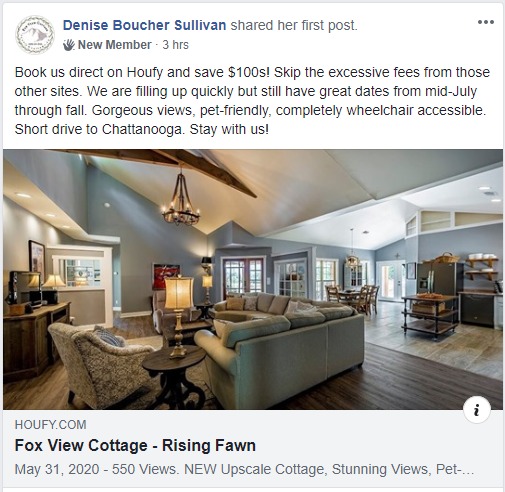 Templates for Yard Sale/Book Direct Group Posts