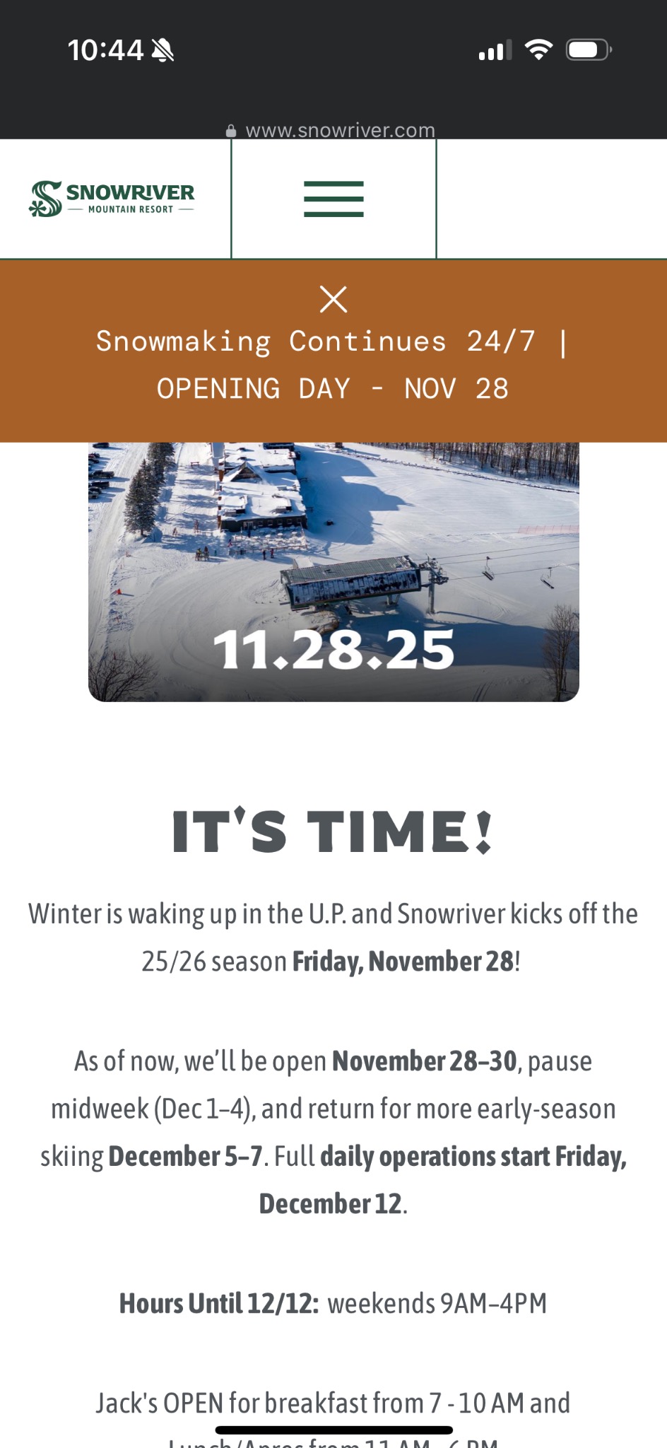 Thanksgiving at Cabin Fevers Near Snowriver Mountain Resort