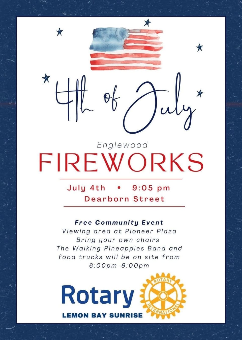 4th of July Fireworks in Englewood FL