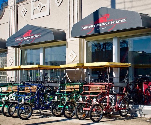Bicycle Surreys at Asbury Cyclery