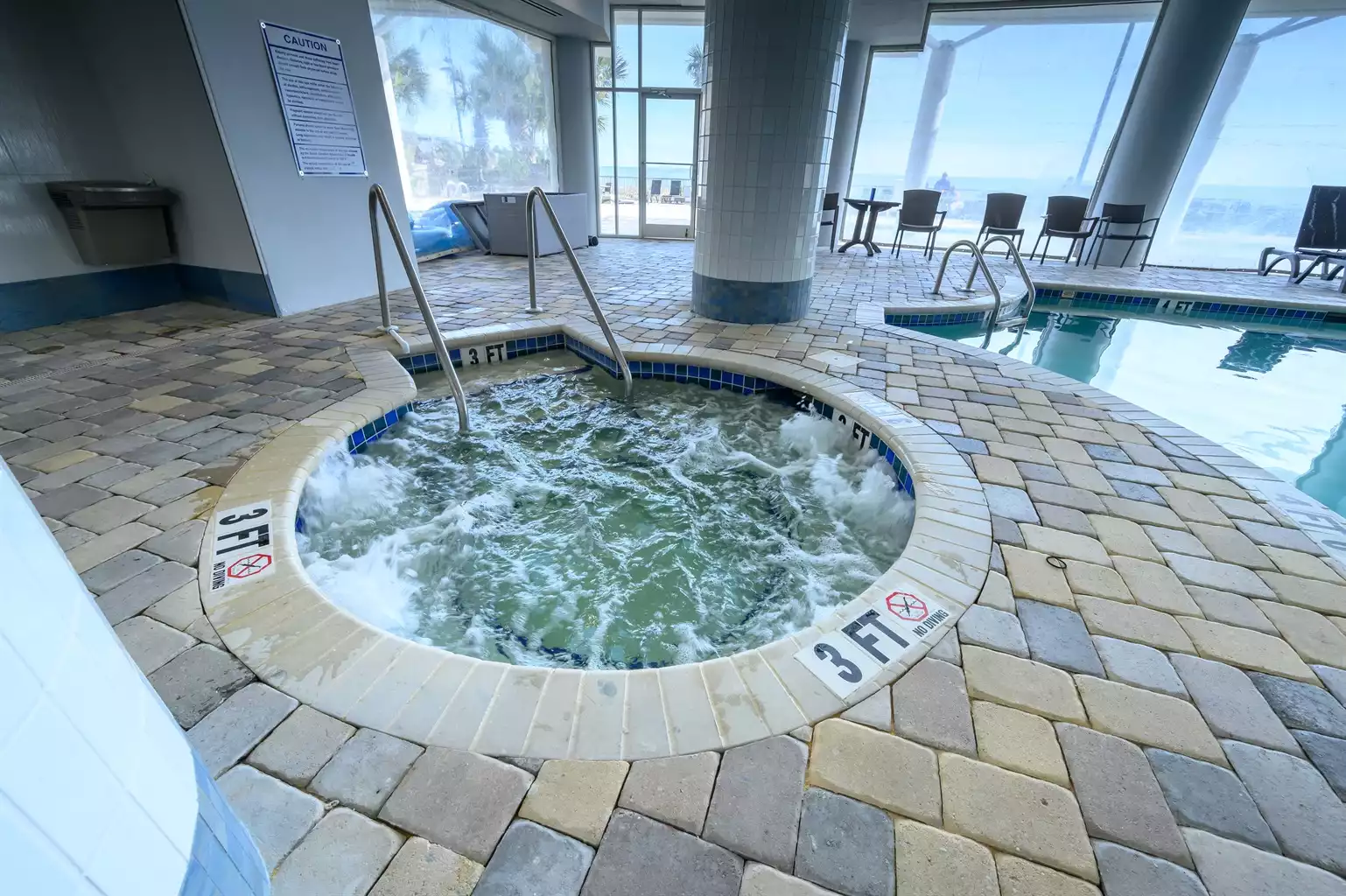 Indoor Hot Tub - Oceans One 1407 - 1 Bedroom - Myrtle Beach